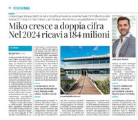 MIKO cresce a doppia cifra. 