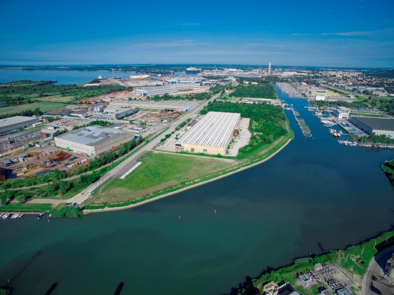 Zona Lisert lungo il canale Locovaz e Via Timavo